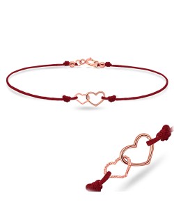 Rose Gold Plated Matt Rope Anklet ANK-102-RO-GP